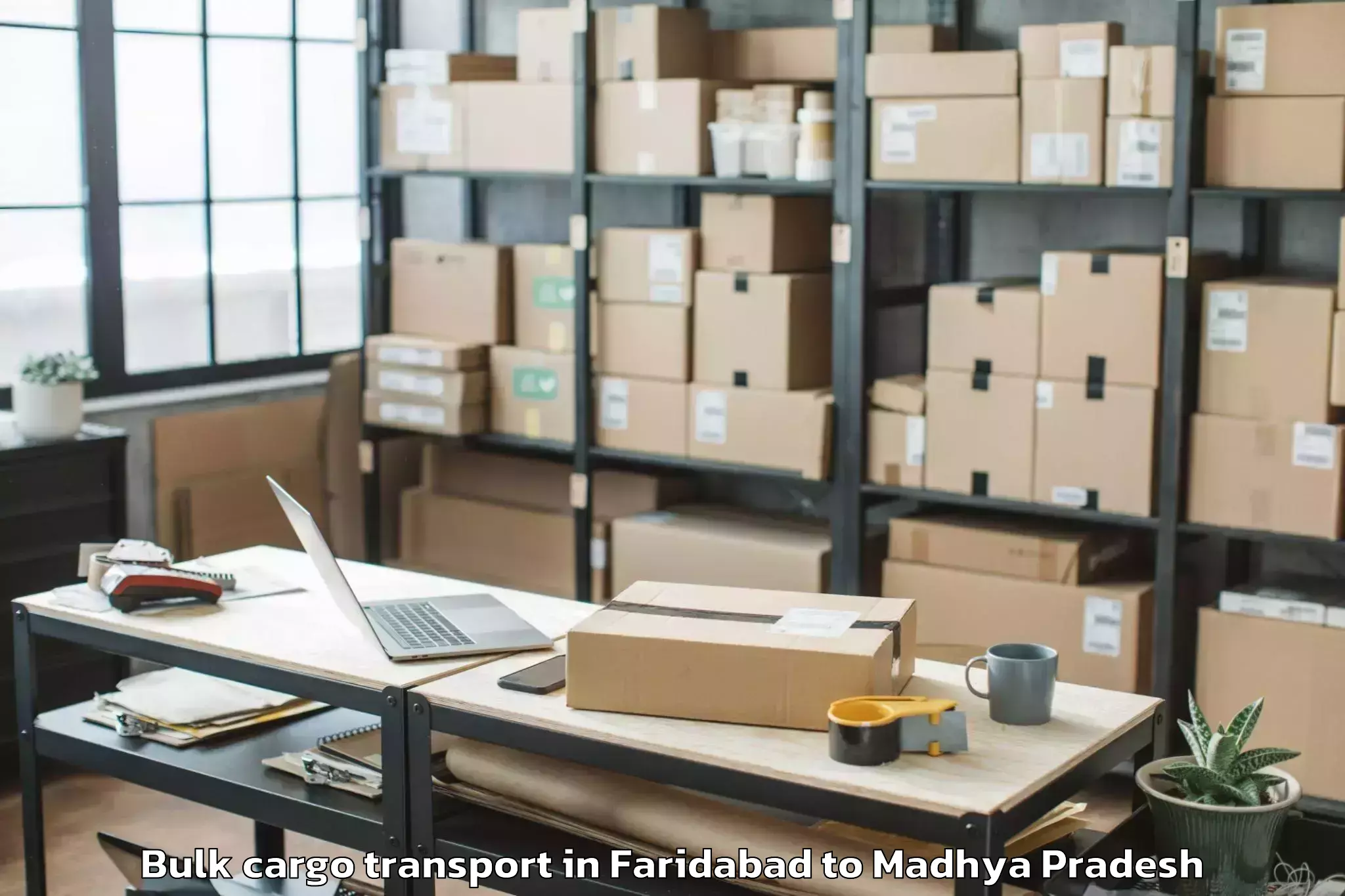 Get Faridabad to Badnawar Bulk Cargo Transport